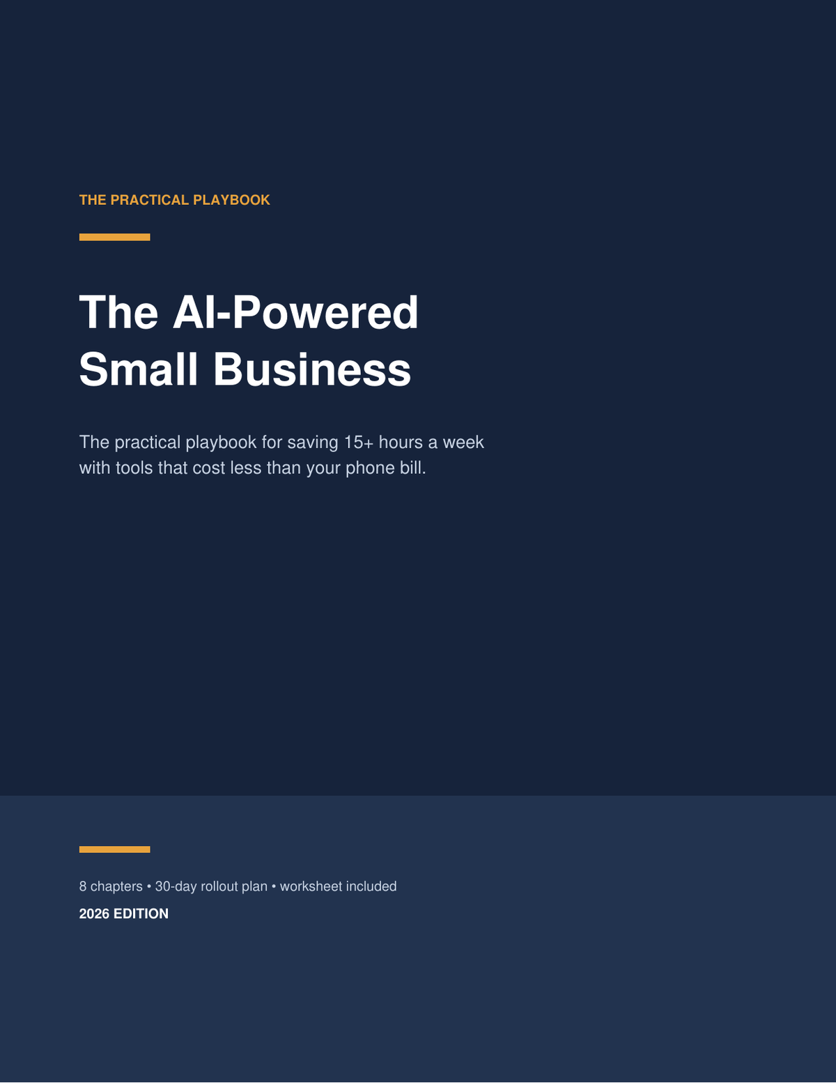 The Complete AI Toolkit for Small Business Owners (Guide + 50 Prompts Bundle)