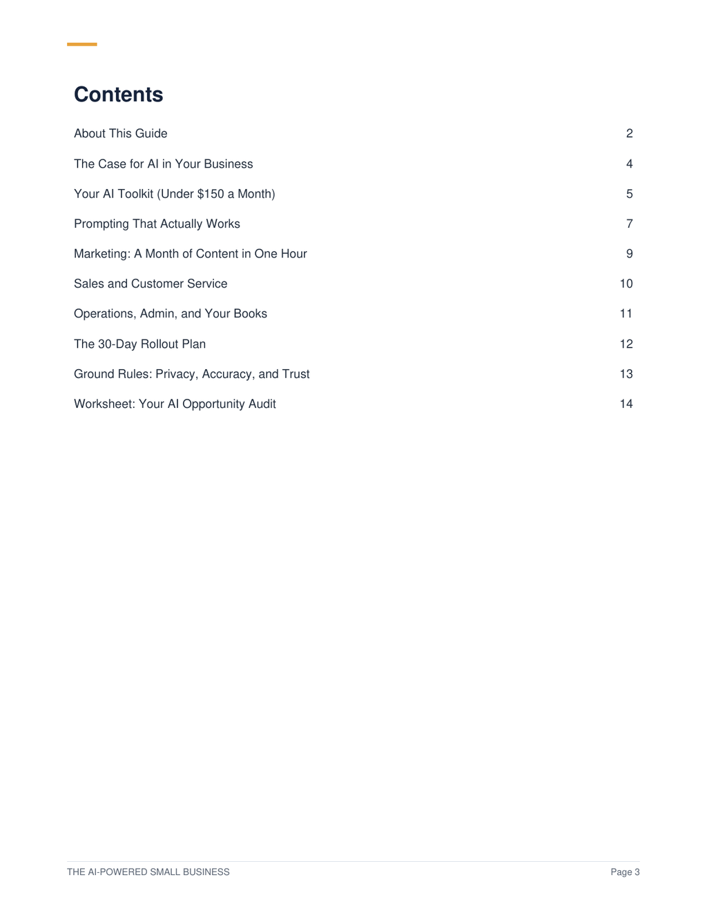 The AI-Powered Small Business - The Practical AI Playbook for Owners (PDF Guide)