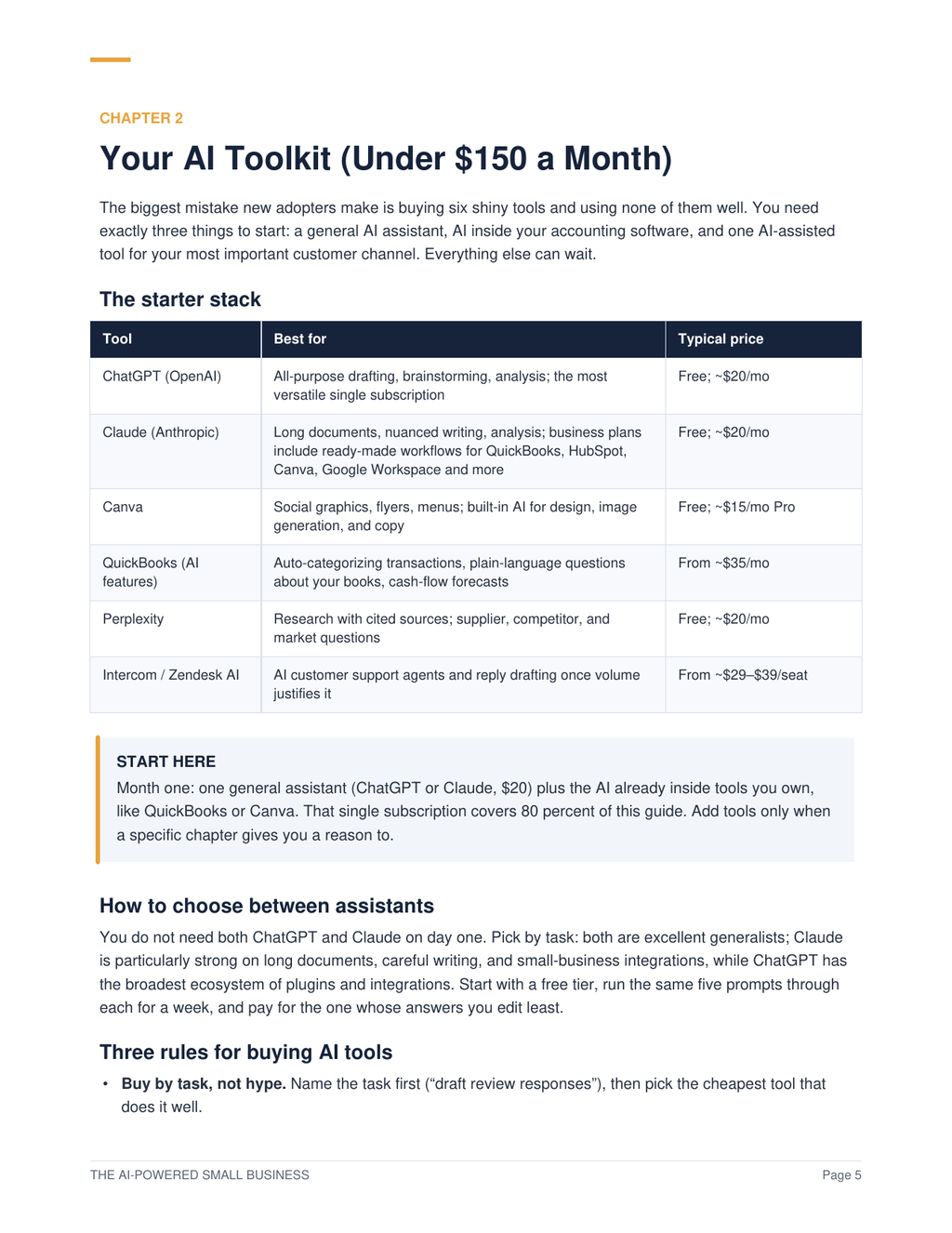 The AI-Powered Small Business - The Practical AI Playbook for Owners (PDF Guide)